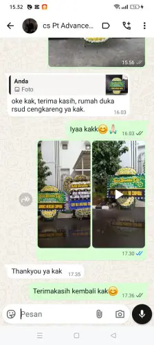 Testimonial Papan Bunga Pernikahan cibiru wetan