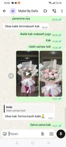 Testimonial Buket Bunga cibiru wetan