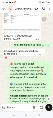 Testimonial Papan Bunga cibiru wetan