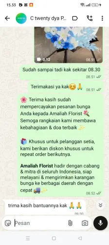 Testimonial Standing Flower cibiru wetan