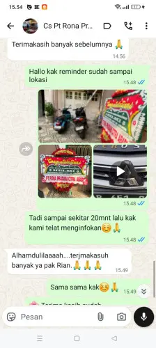 Testimonial Papan Bunga cibiru wetan
